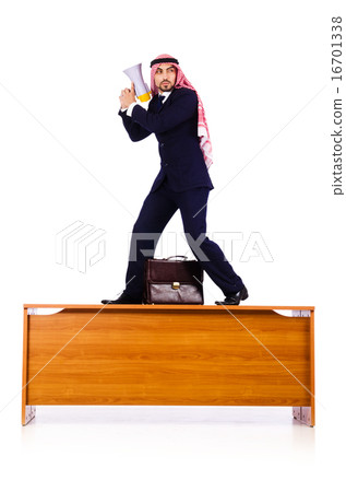 Arab businessman isolated on white Arab businessman isolated on white 16701338