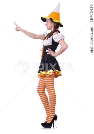 German girl in traditional festival clothing German girl in traditional festival clothing 16701430