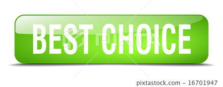 best choice green square 3d isolated web button best choice green square 3d isolated web button 16701947