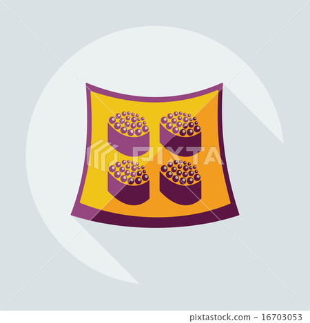 Flat modern design with shadow icons Japanese sushi Flat modern design with shadow icons Japanese sushi 16703053