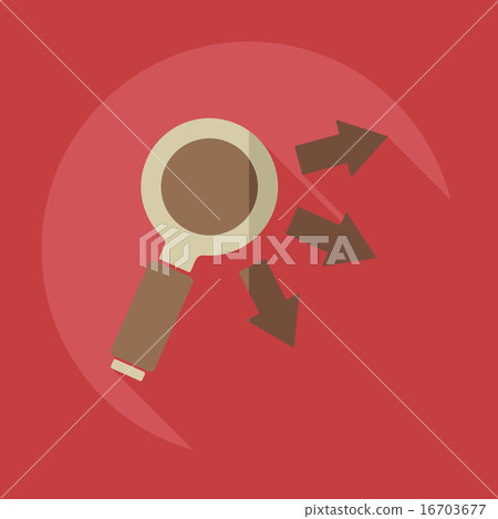 Flat modern design with shadow icons business icon 16703677