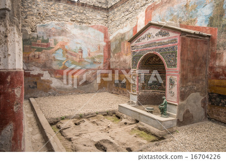 Interior of Casa della Fontana Piccola, Pompeii 16704226