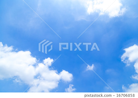 藍天天空天空白色雲彩陽光天空背景 藍天天空天空白色雲彩陽光天空背景 16706858