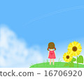 藍天和女孩 16706920