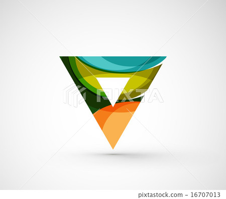 Abstract geometric company logo triangle, arrow Abstract geometric company logo triangle, arrow 16707013