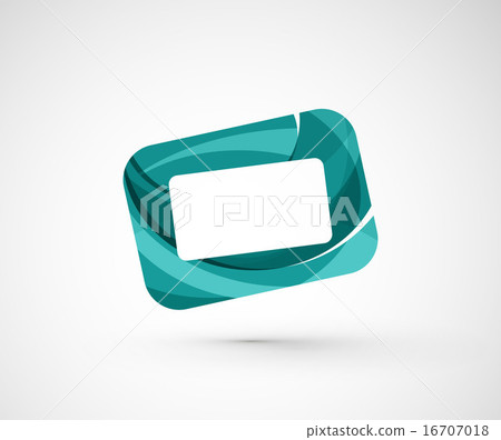 Abstract geometric company logo frame, screen 16707018