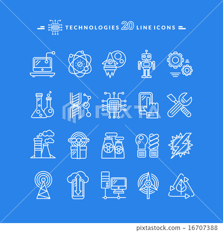 Technologies White Icons 16707388