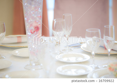 lunch, reception hall, table cloth 16709922
