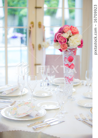 lunch, reception hall, table cloth 16709923