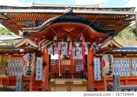 土地所有者神社的主神社 清水寺区 京都市东山区清水 图库照片