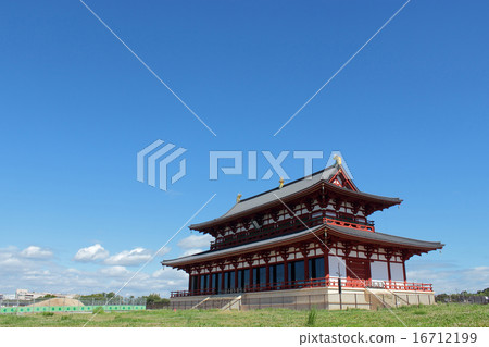 Nara Prefecture Heijo Palace Main Building Nara Prefecture Heijo Palace Main Building 16712199