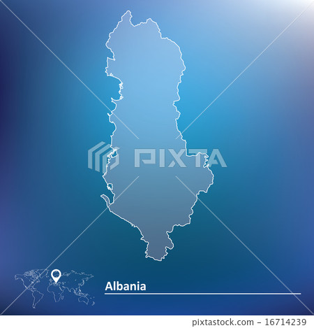 Map of Albania Map of Albania 16714239