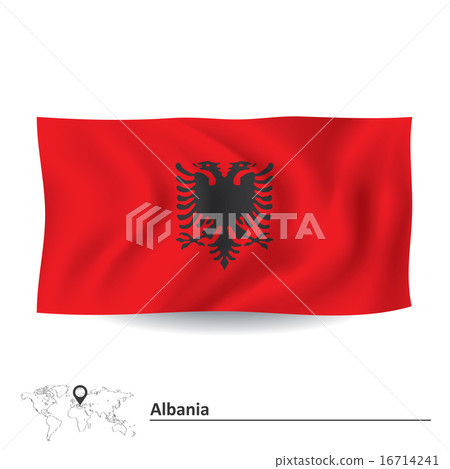 Flag of Albania 16714241