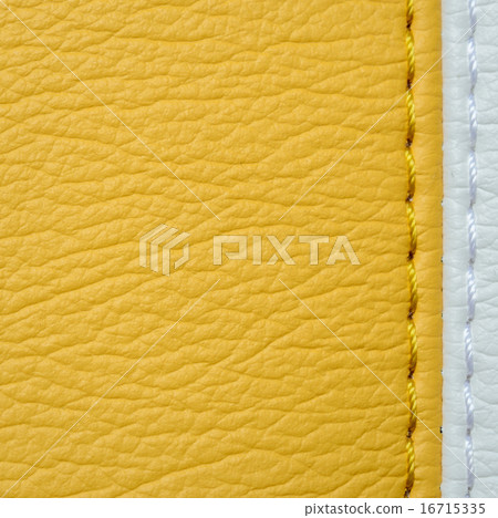 Yellow leather texture background 16715335