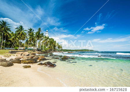 Beautiful Lighthouse and beach 16715628
