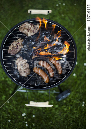 Grilling time, Grill, bright colorful vivid theme 16716135