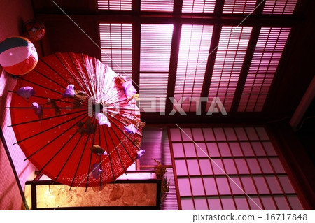 Japanese style room at night Japanese style room at night 16717848