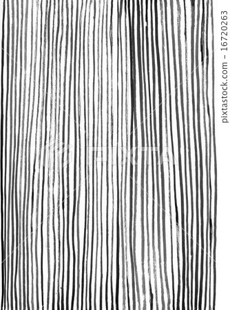 Black ink abstract vertical stripes background. Hand drawn lines. Ink illustration. Simple striped 16720263