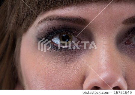 Photo of woman's face on Photo of woman's face on 16721649