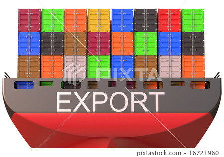 container ship, export concept container ship, export concept 16721960