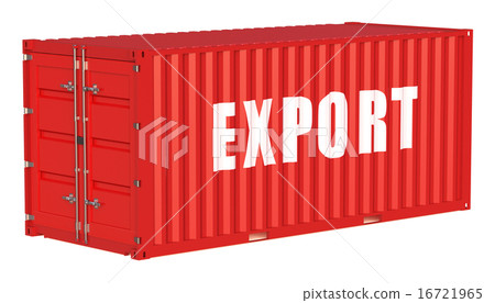 export concept with cargo container export concept with cargo container 16721965