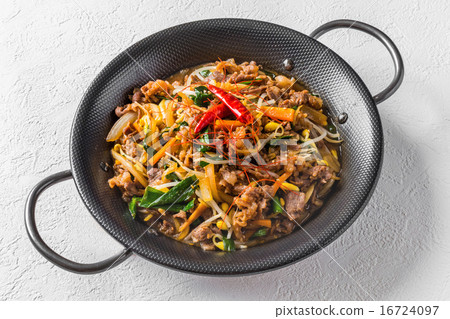 韓式壽喜燒Bulkogi韓式烤牛肉烤肉 16724097