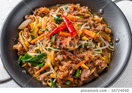 韓式壽喜燒Bulkogi韓式烤牛肉烤肉 16724098