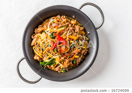 Korean style Sukiyaki Bulkogi Korean dish of grilled beef bulgogi 16724099