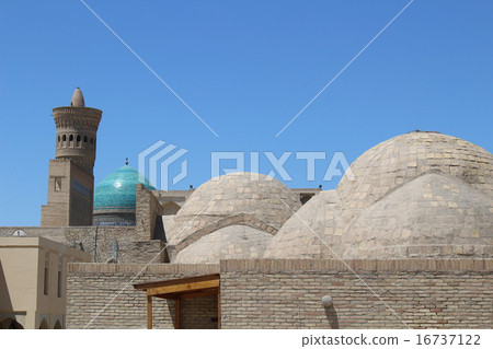 Blue sky and Taki / Sargaron market Bukhara Uzbekistan Blue sky and Taki / Sargaron market Bukhara Uzbekistan 16737122