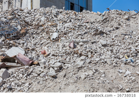 Demolished house before reconstruction Demolished house before reconstruction 16738018