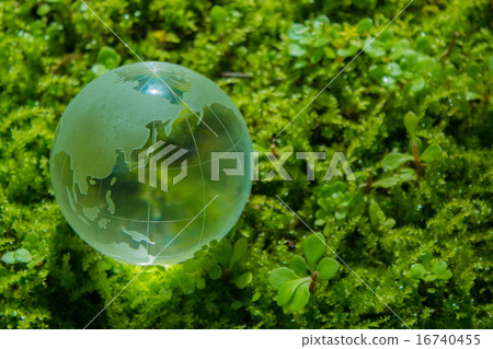 生態圖像地球水晶 16740455