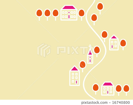 城市景觀秋天 16740800