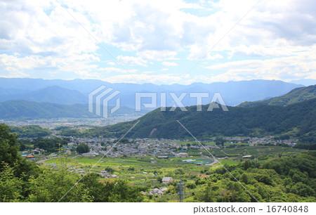 Mr. Sanada Wheres castle ruins seen from the castle ruins · 2015 early summer 16740848