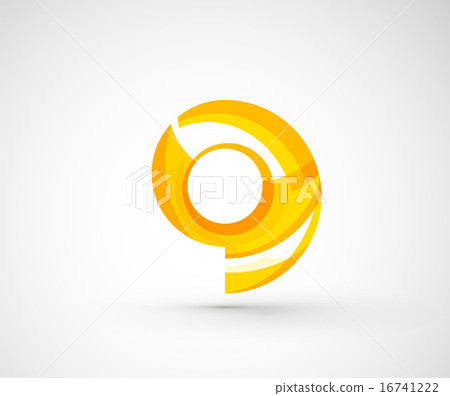 Abstract geometric company logo ring, circle - Stock Illustration ...