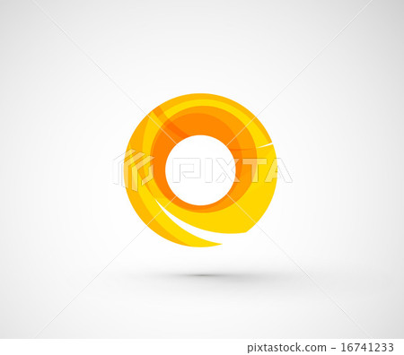 Abstract geometric company logo ring, circle - Stock Illustration ...