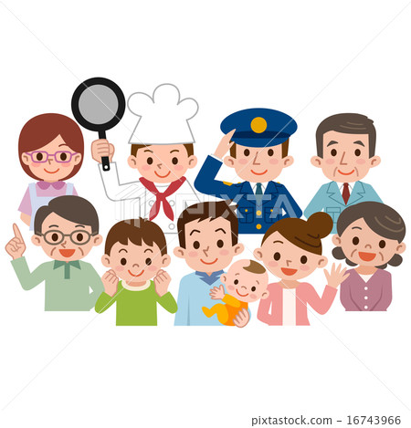 區域人民市民居民居民聚集在一起 16743966