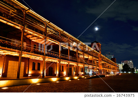 橫濱紅磚倉庫2號樓夜景 16743975