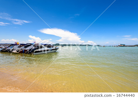 Beach harbor at Ao Chalong Bay in Phuket, Thailand 16744440