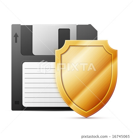 diskette with shield diskette with shield 16745065