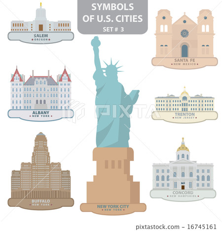 Symbols of US cities Symbols of US cities 16745161