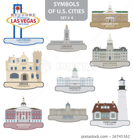 Symbols of US cities Symbols of US cities 16745162