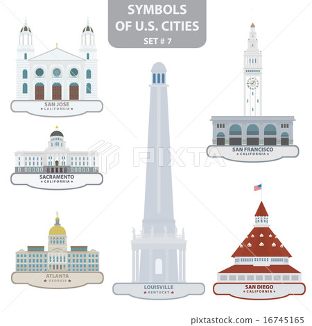 Symbols of US cities Symbols of US cities 16745165