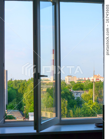Factory chimneys. Factory chimneys. 16745608