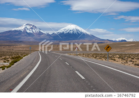 Road on the Altiplano Road on the Altiplano 16746792