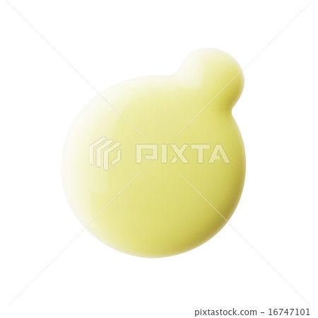 Yellow color skincare lotion on background 16747101
