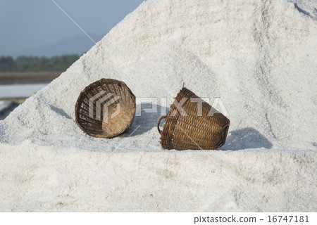 salt in the salt sea salt farm, Thailand location salt in the salt sea salt farm, Thailand location 16747181
