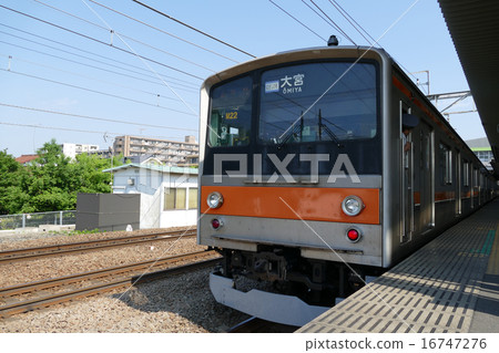 武藏野線205系列府中町站 16747276