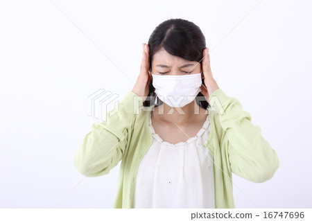 Female mask figure Female mask figure 16747696