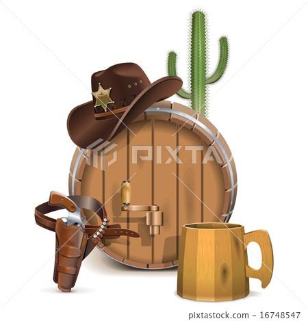 Vector Cowboy Bar Concept 16748547