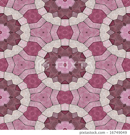Glass mosaic kaleidoscopic seamless texture 16749049